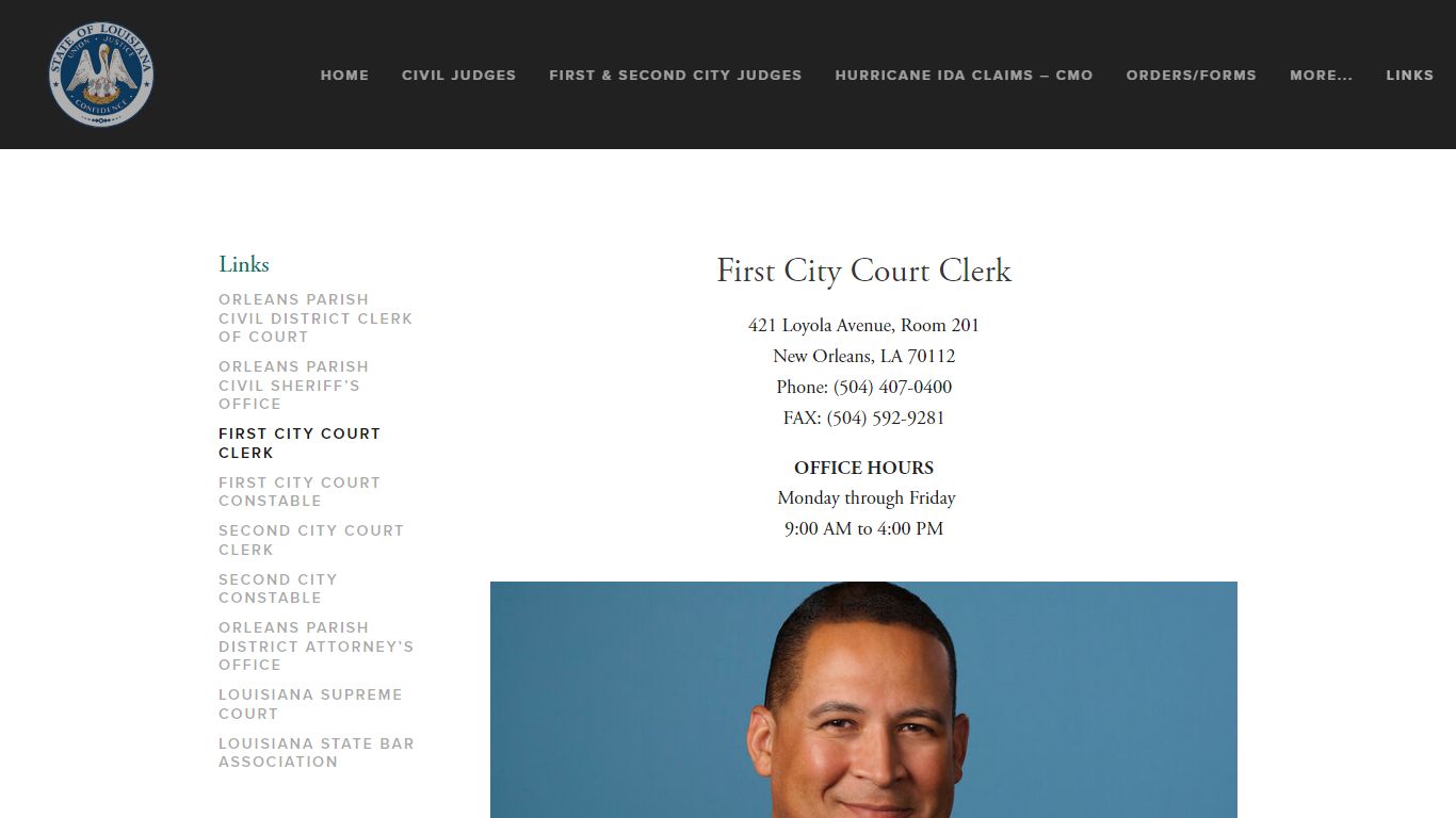 First City Court Clerk - Orleans Civil District Court